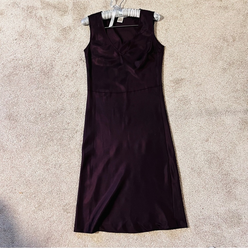 Diane Von Furstenberg NWT TWO Dresses Purple WRAP Dress & Matching SLIP Dress - Picture 13 of 14